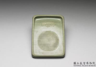 图片[3]-Songhua inkstone with lid featuring lotus pond, Qing dynasty, Qianlong reign (1736-1795)-China Archive